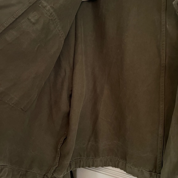 Velvet Heart Elvera Jacket Army Green crop swing cropped utility jacket shacket - Picture 12 of 16